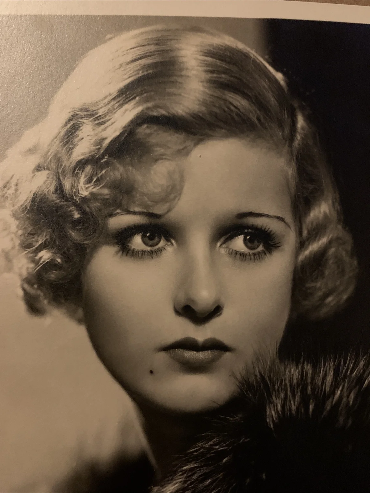 Joan Bennet — JOAN BENNET Original Vintage Studio Signed Portrait Black White Photo 5x7 1934, image 2