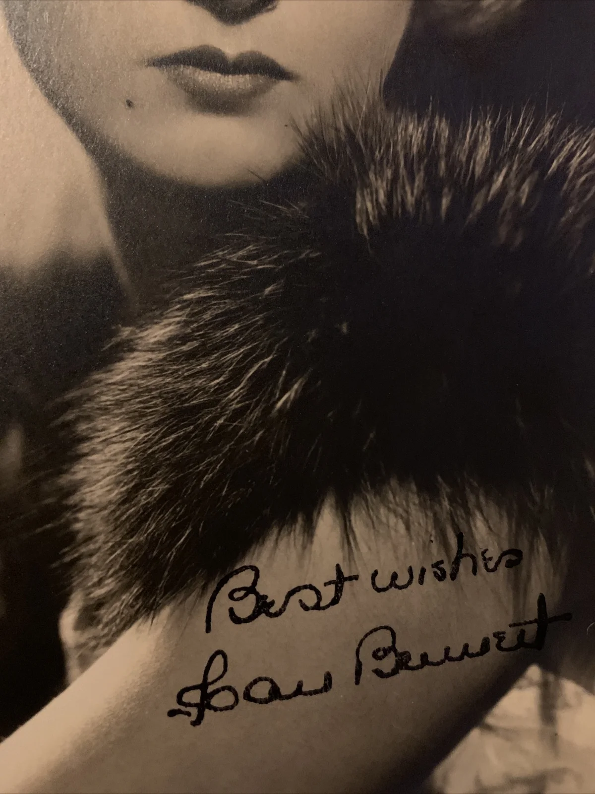 Joan Bennet — JOAN BENNET Original Vintage Studio Signed Portrait Black White Photo 5x7 1934, image 4