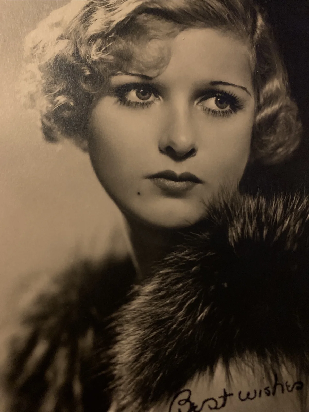 Joan Bennet — JOAN BENNET Original Vintage Studio Signed Portrait Black White Photo 5x7 1934, image 5
