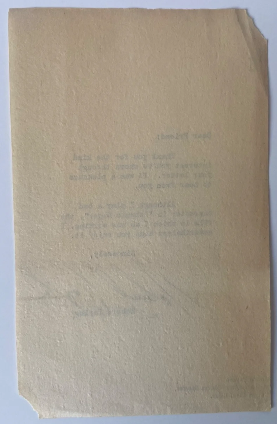Letter Signed By Actor, ROBERT TAYLOR, image 2