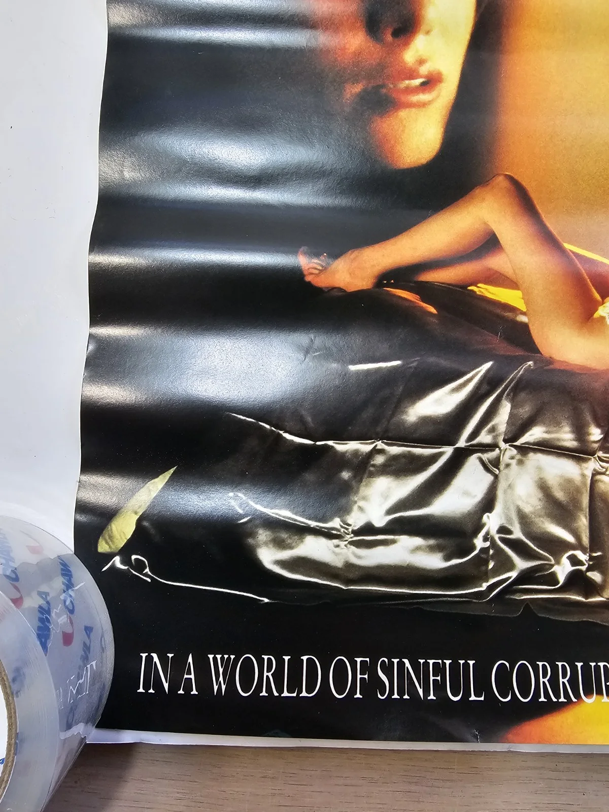 Dangerous Obsession/Mortal Sins 1989 80s Store Movie Film Poster 42x59cm Vintage, изображение 4