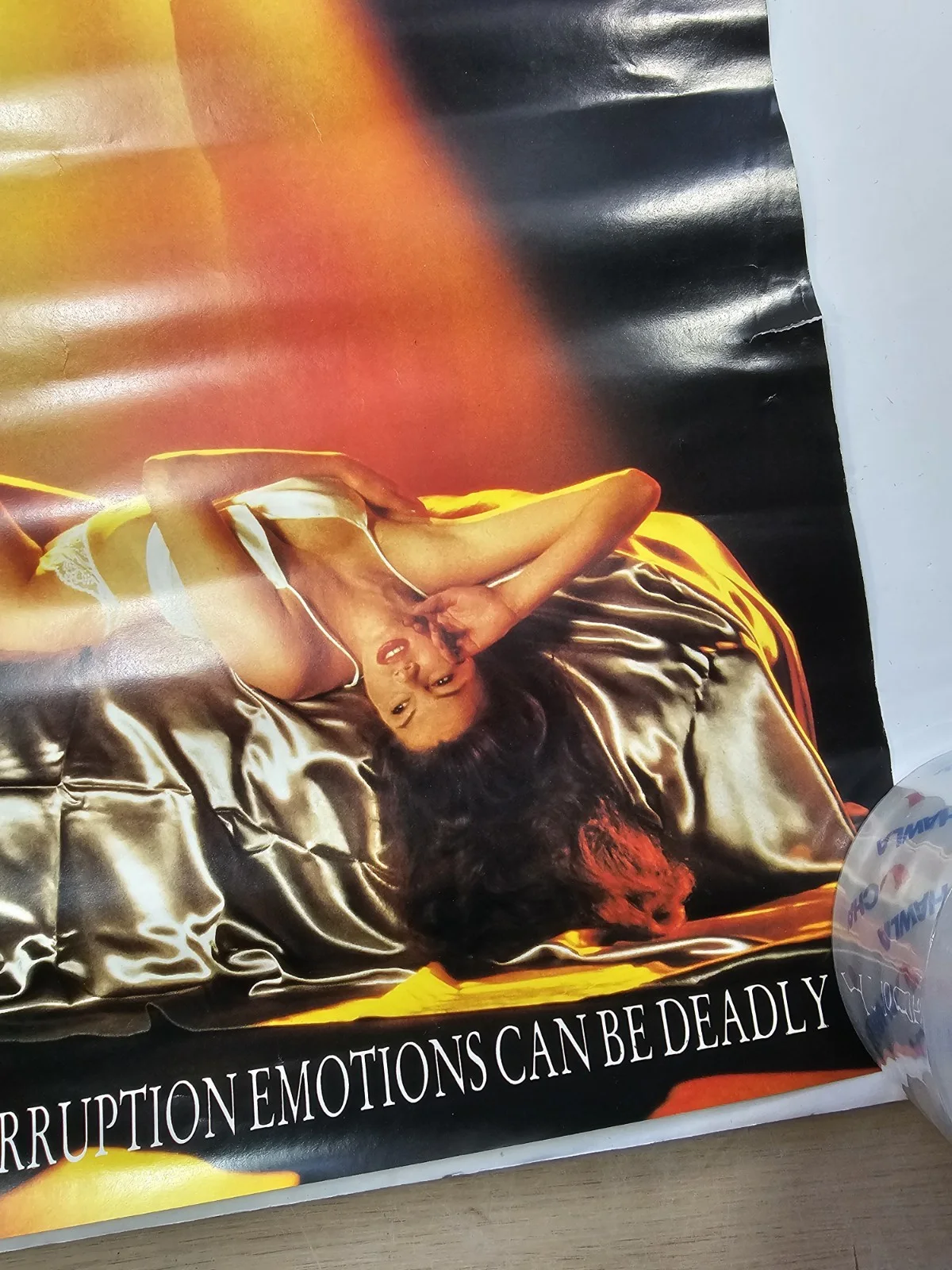 Dangerous Obsession/Mortal Sins 1989 80s Store Movie Film Poster 42x59cm Vintage, изображение 5