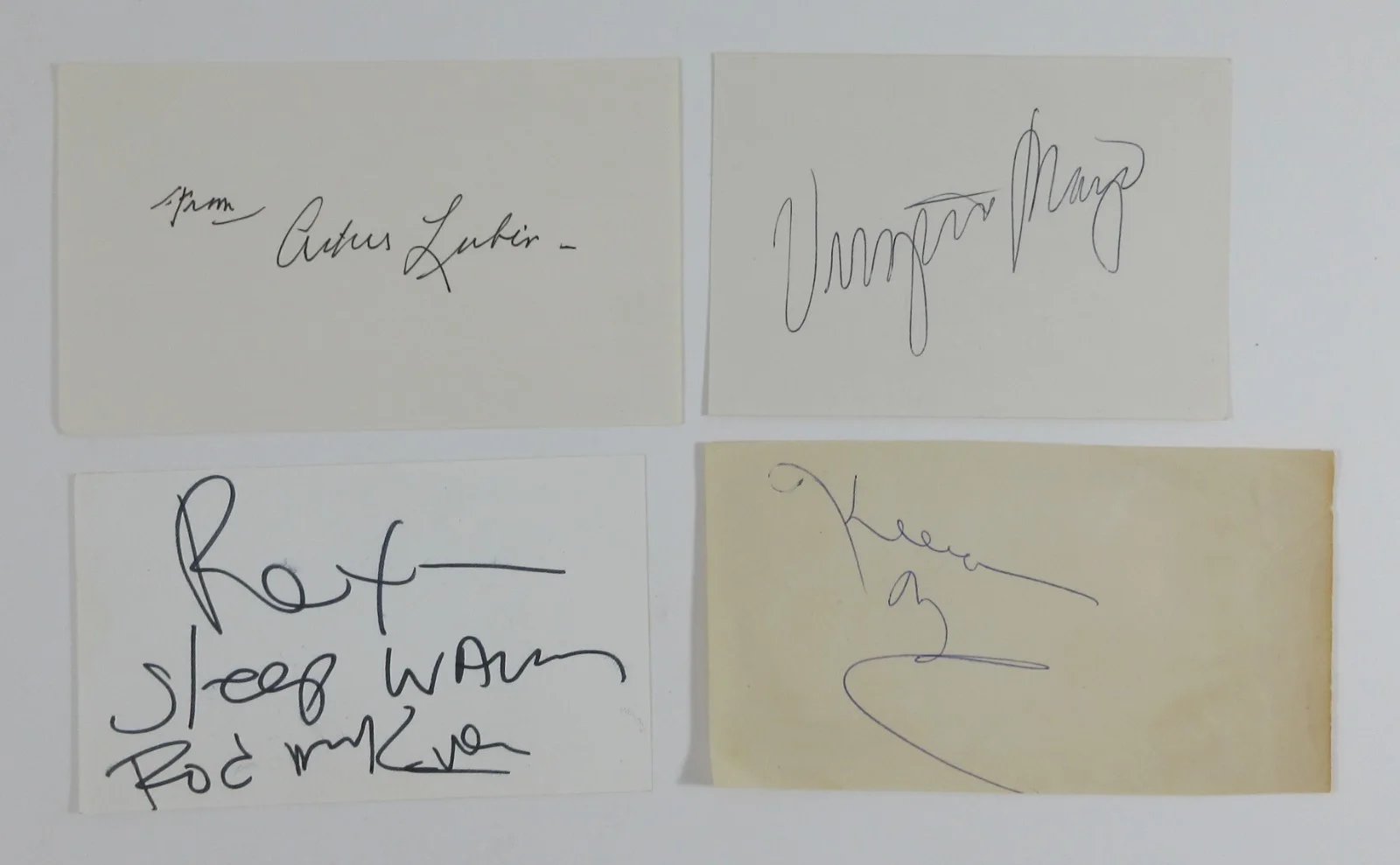 Various Celebrities — Vintage Hollywood Autograph Lot (12+) Fred MacMurray Angie Dickenson Alice Faye, изображение 5