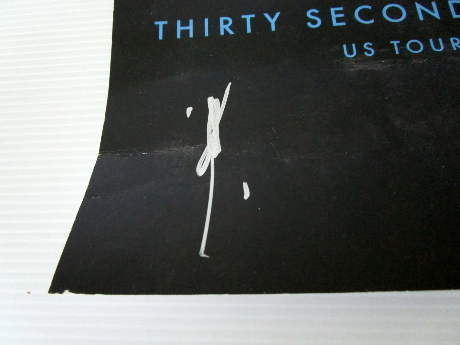 THIRTY SECONDS TO MARS SIGNED AUTOGRAPHED 11X17 US TOUR 2013 PROMO POSTER, image 2