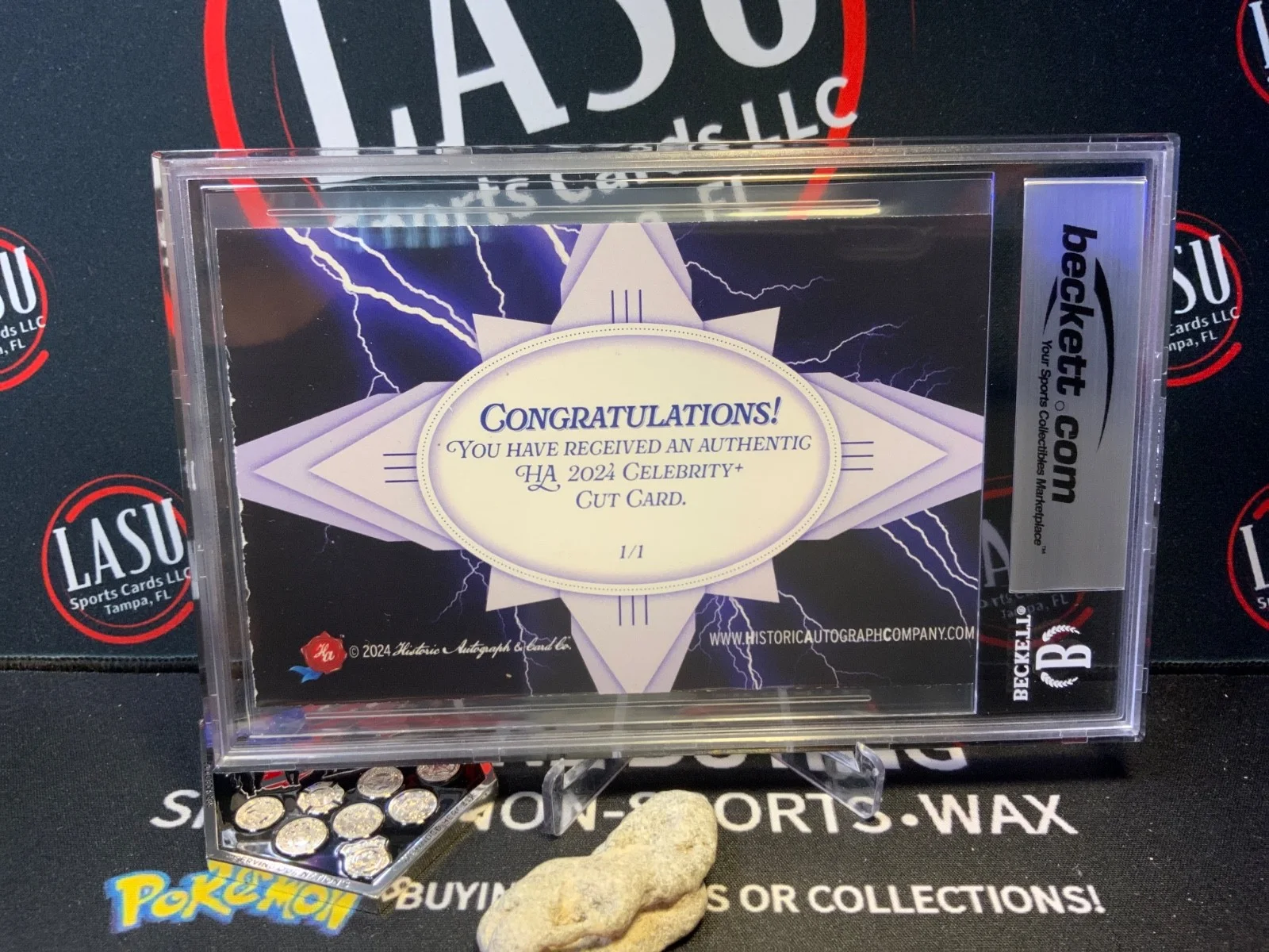 Robert Brown — ROBERT BROWN SIGNED 2024 Celebrity+ 1/1 auto LAZARUS STAR TREK BECKETT BAS, изображение 2