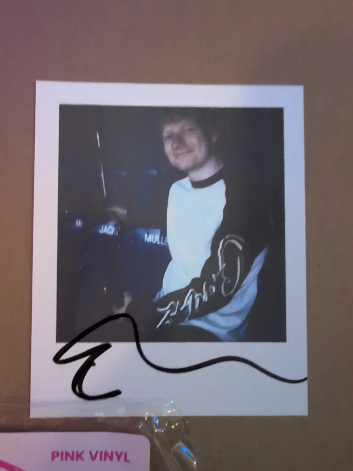 Ed Sheeran Signed Photo Polaroid Sheeran Autographed Picture From Play LP Signed, изображение 3