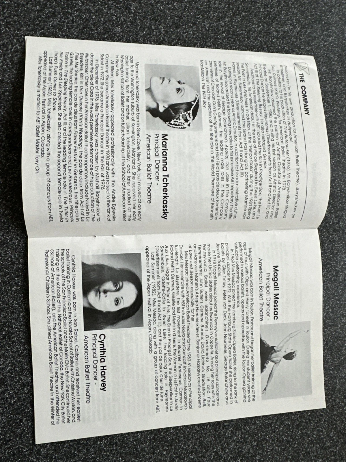 Mikhail Baryshnikov With Love Autograph Omaha Ballet Program, image 5