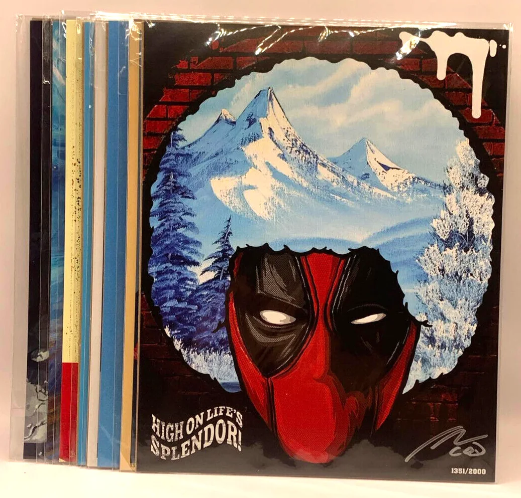 Various — Lot of 9 Marvel 8x10" Art Prints Comic Book Super Heroes MCU Bam Box Some Signed, изображение 2
