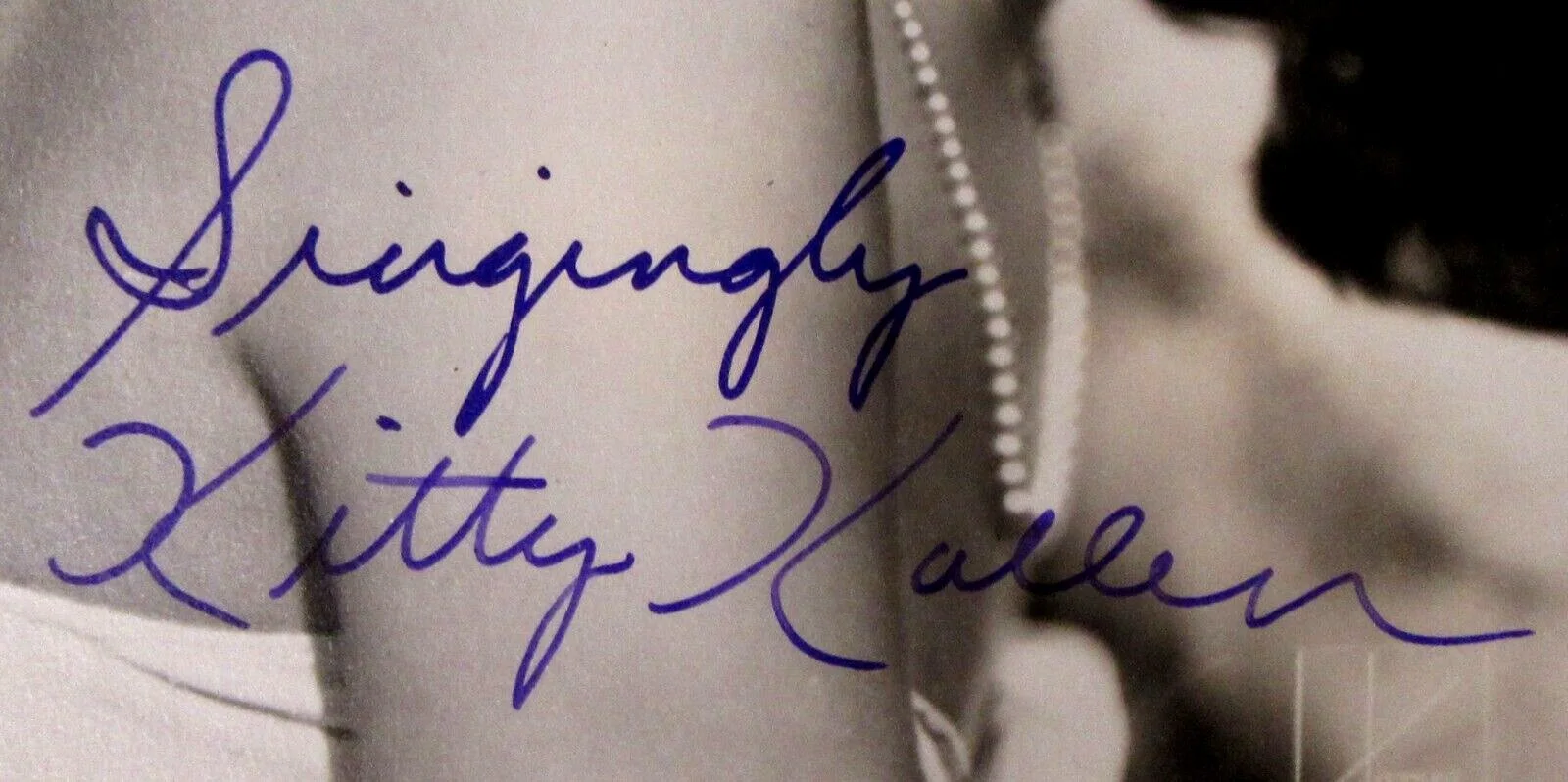 Kitty Kallen Big Band Singer 5x7 Autographed Heavy Double Weight Photo, изображение 2