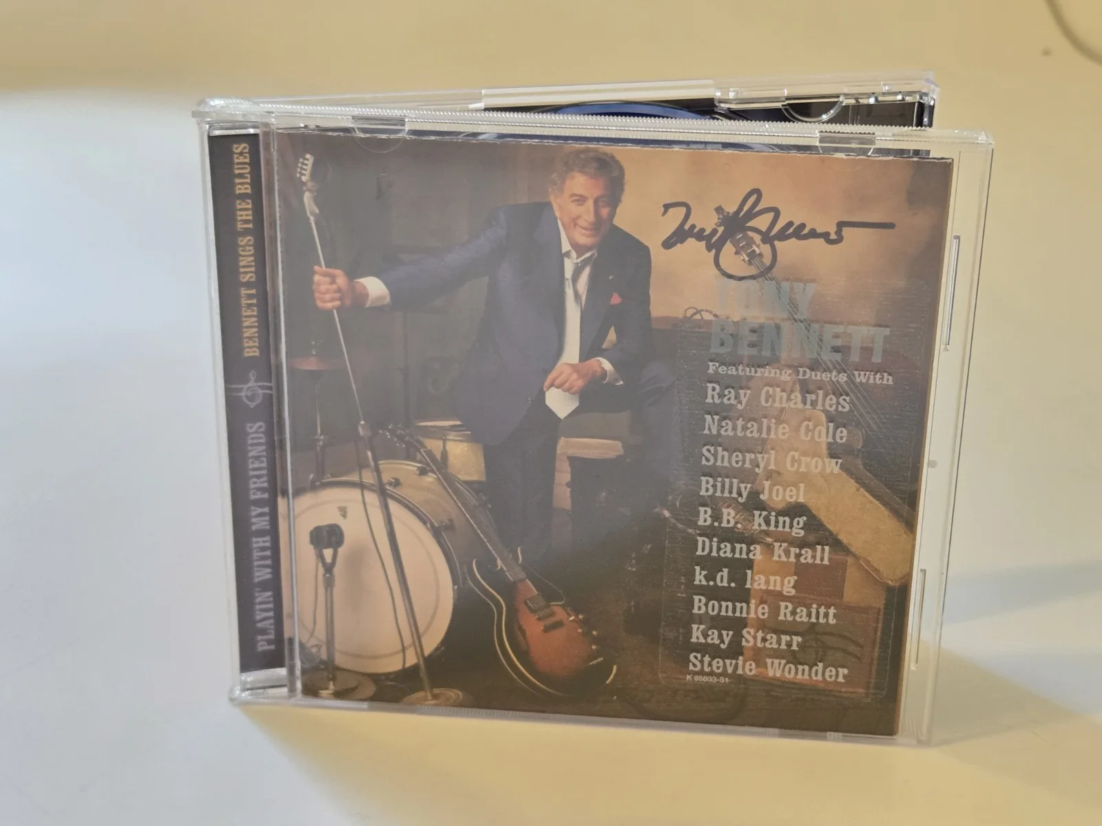Tony Bennett Signed CD Playin' with My Friends Sings The Blues Autographed, image 4