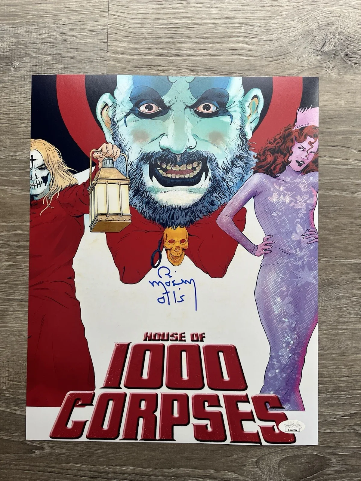 Bill Moseley — Bill Moseley Signed House of 1000 Corpses 11x14 Photo JSA COA Otis Horror Auto, изображение 2
