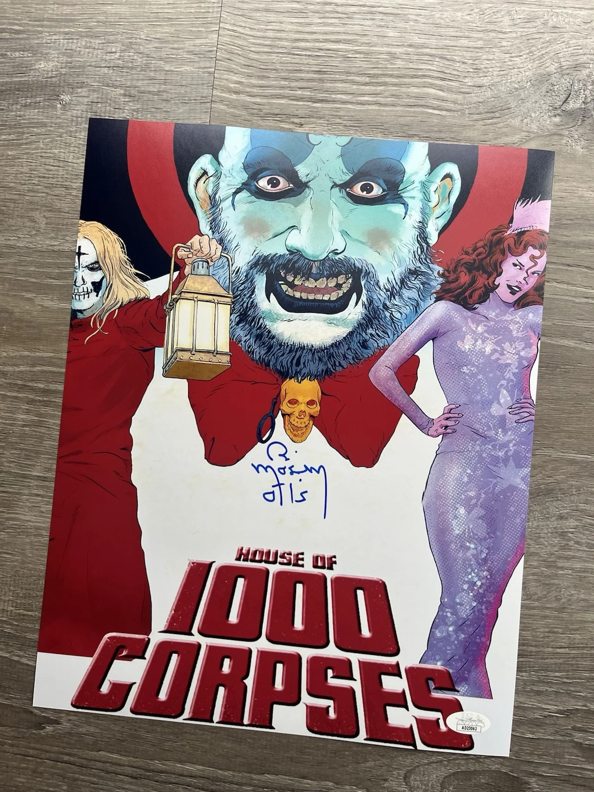 Bill Moseley — Bill Moseley Signed House of 1000 Corpses 11x14 Photo JSA COA Otis Horror Auto, изображение 5
