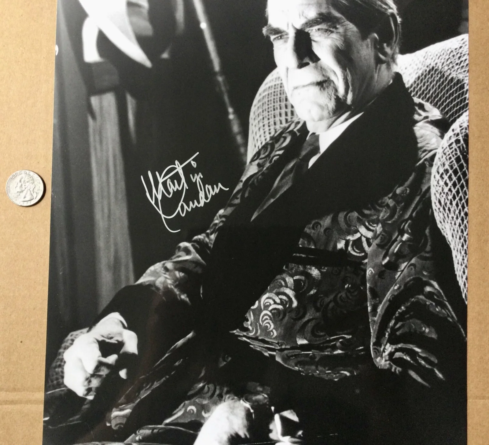 Martin Landau — Martin Landau (1928-2017) LARGE 11” X 14” Autographed Signed Photo from Ed Wood, изображение 2