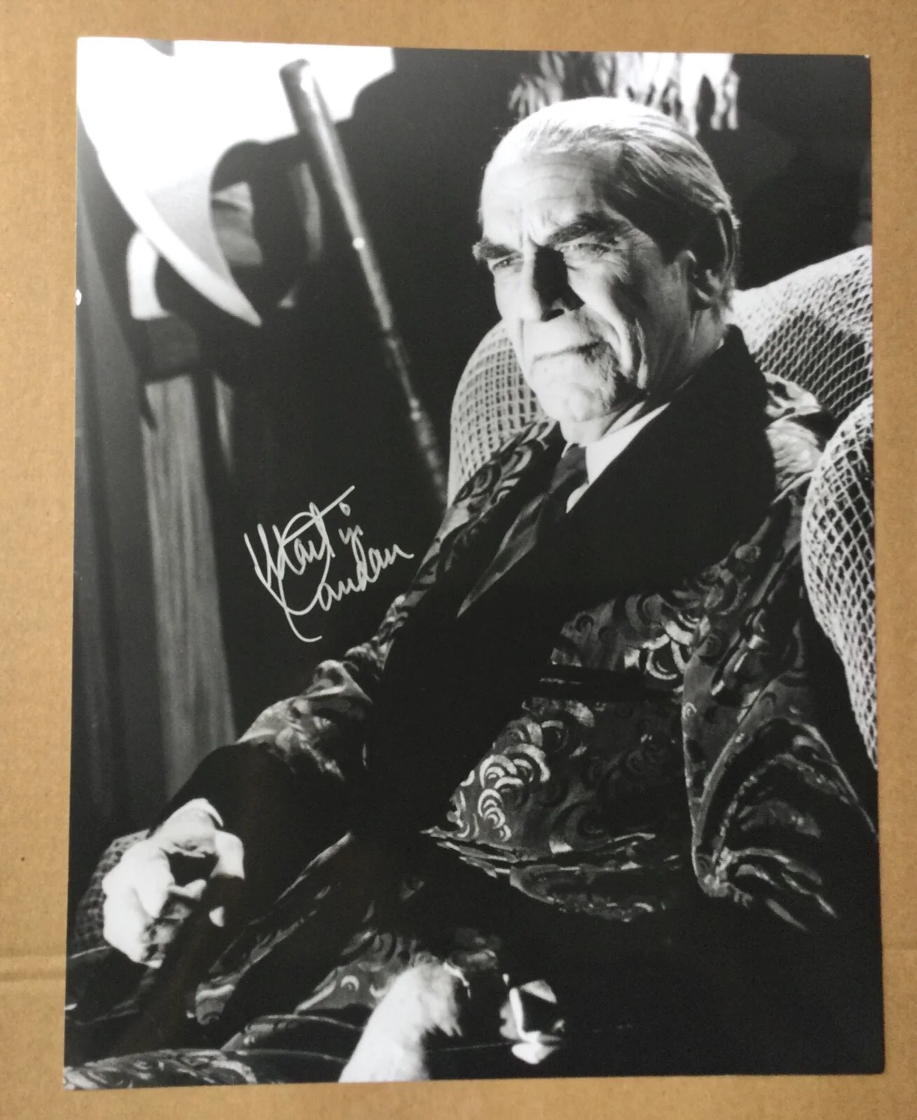 Martin Landau — Martin Landau (1928-2017) LARGE 11” X 14” Autographed Signed Photo from Ed Wood, изображение 3