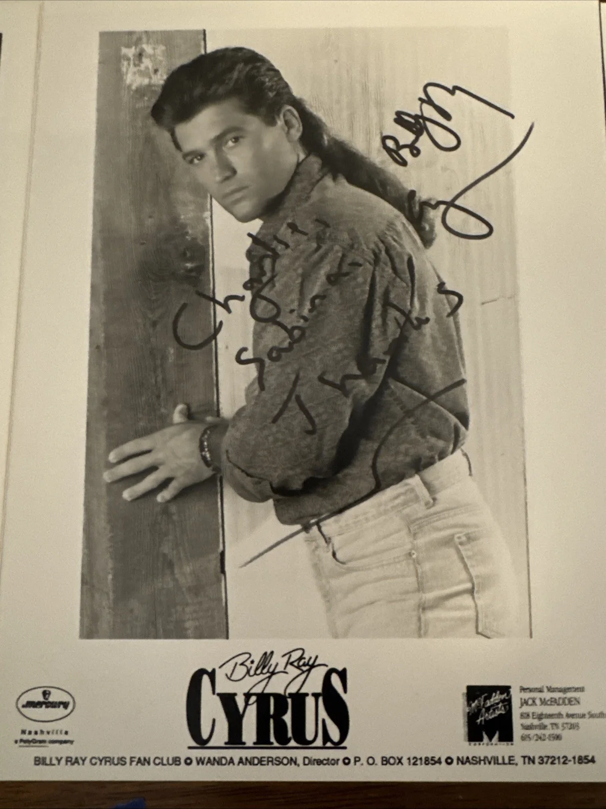 VTG Country Music Autograph Lot 14 Signed 8x10 Photos Billy Ray + More, изображение 3