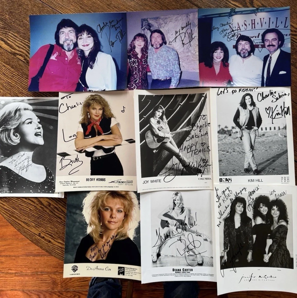 VTG Country Music Autograph Lot 14 Signed 8x10 Photos Billy Ray + More, изображение 5