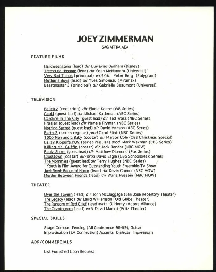 EARTH 2 Sci-Fi child actor Joey Zimmerman star Signed Autographed photo vintage, изображение 2