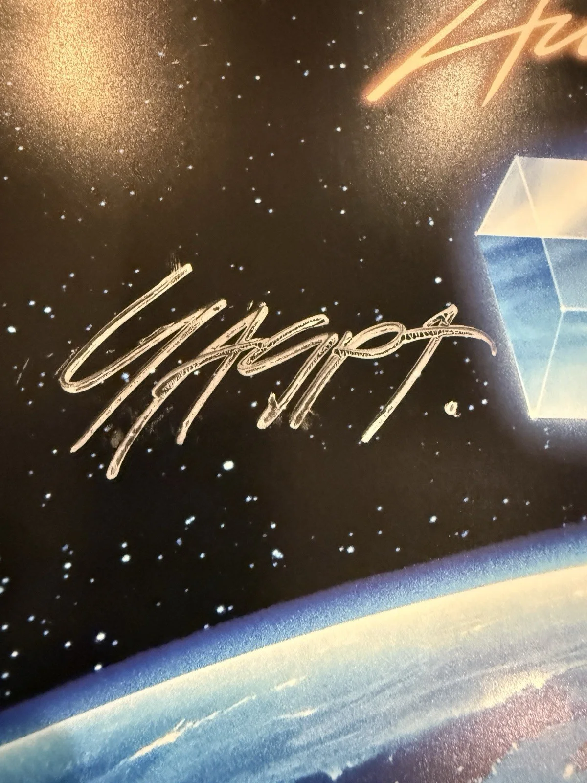 SIGNED Poster Justice Band Australia ‘25 Busy P Gaspard Auge Tame Impala, image 4