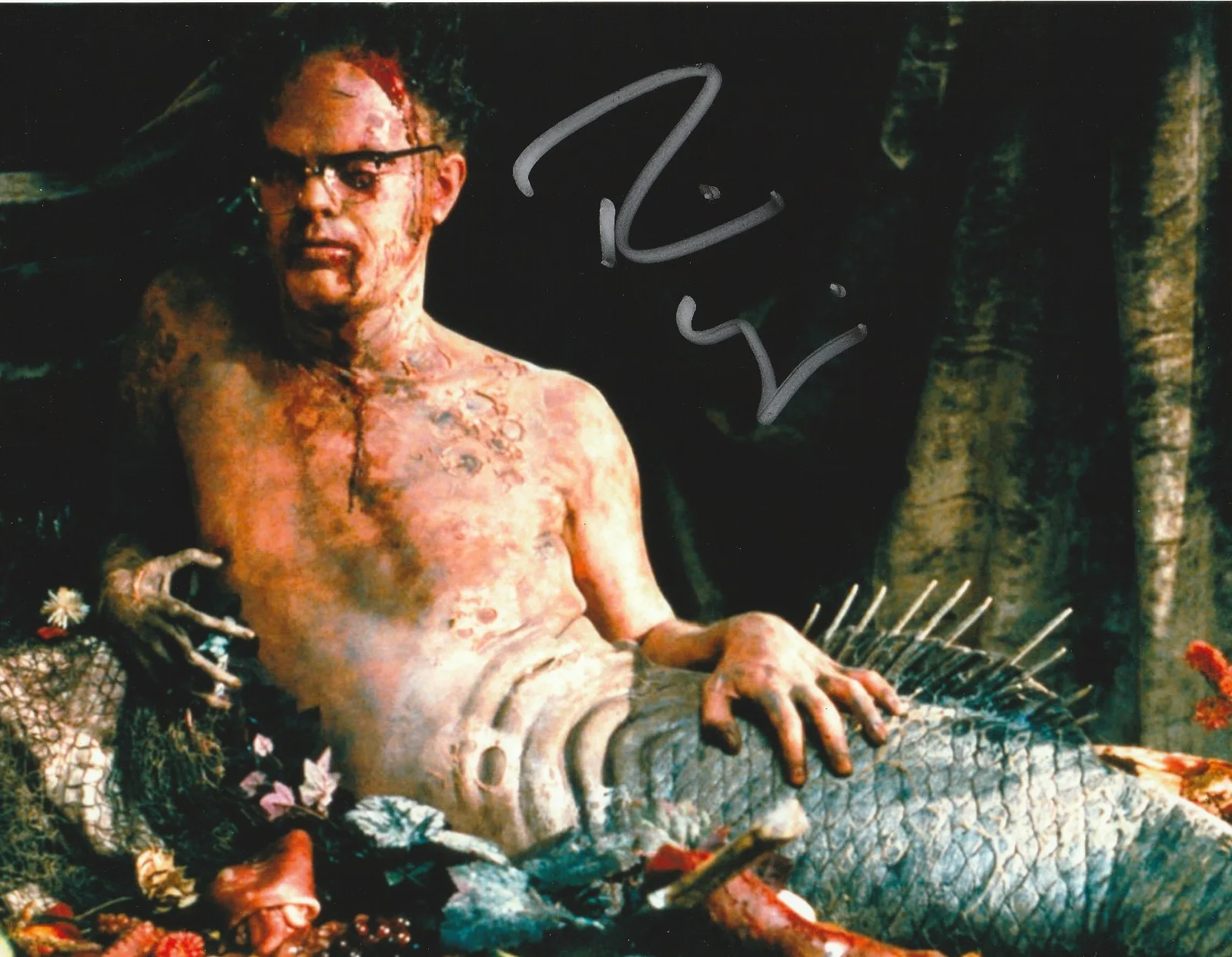 RAINN WILSON — RAINN WILSON SIGNED 10X8 COLOR PHOTO AUTOGRAPH ROB ZOMBIE HOUSE OF 1000 CORPSES