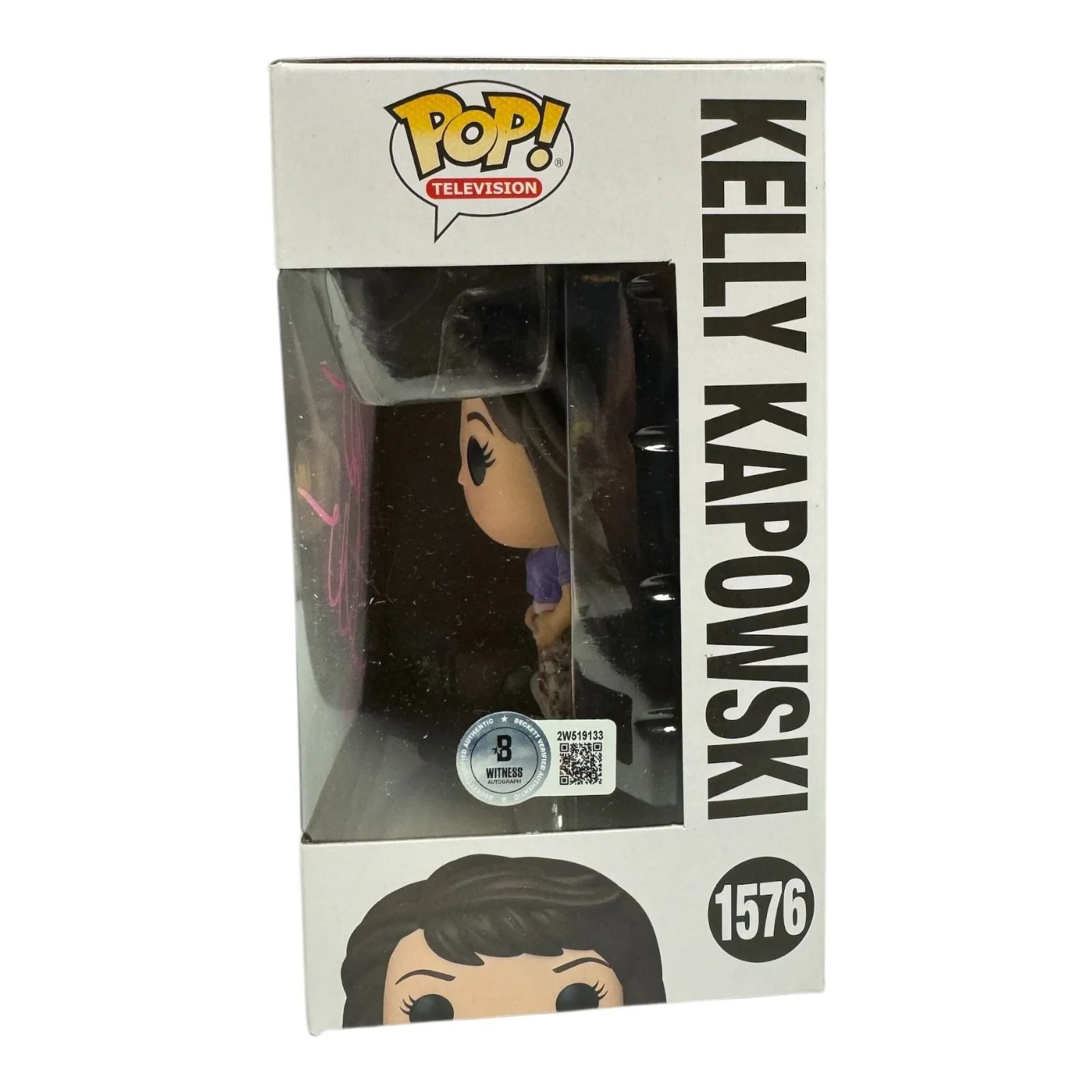 Tiffani Thiessen — Tiffani Thiessen Signed Autograph Saved By the Bell Funko 1576 Beckett Bas Kelly, изображение 2
