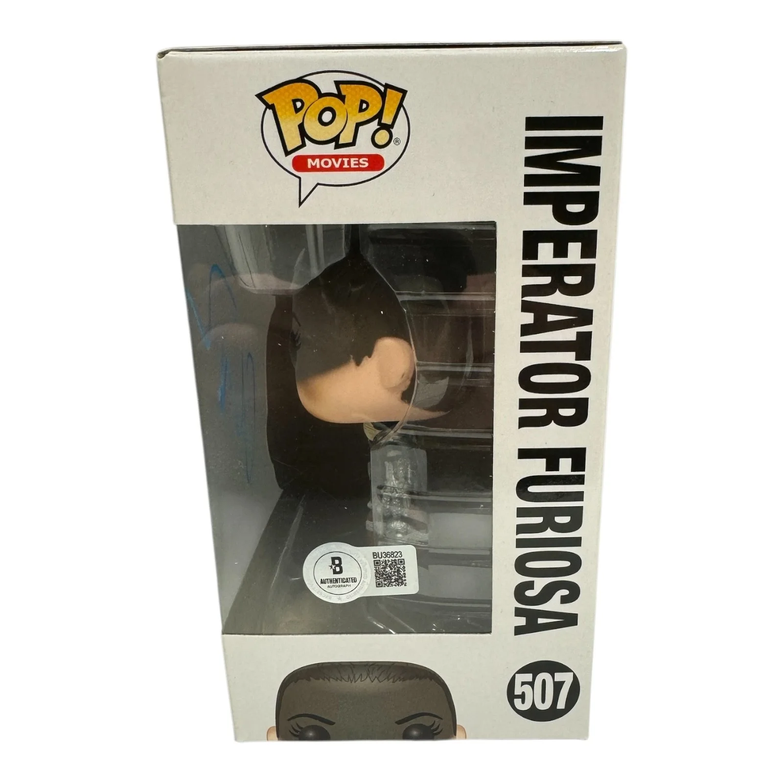 CHARLIZE THERON — CHARLIZE THERON SIGNED AUTOGRAPH FUNKO POP 507 MAD MAX FURY ROAD BECKETT BAS, image 2