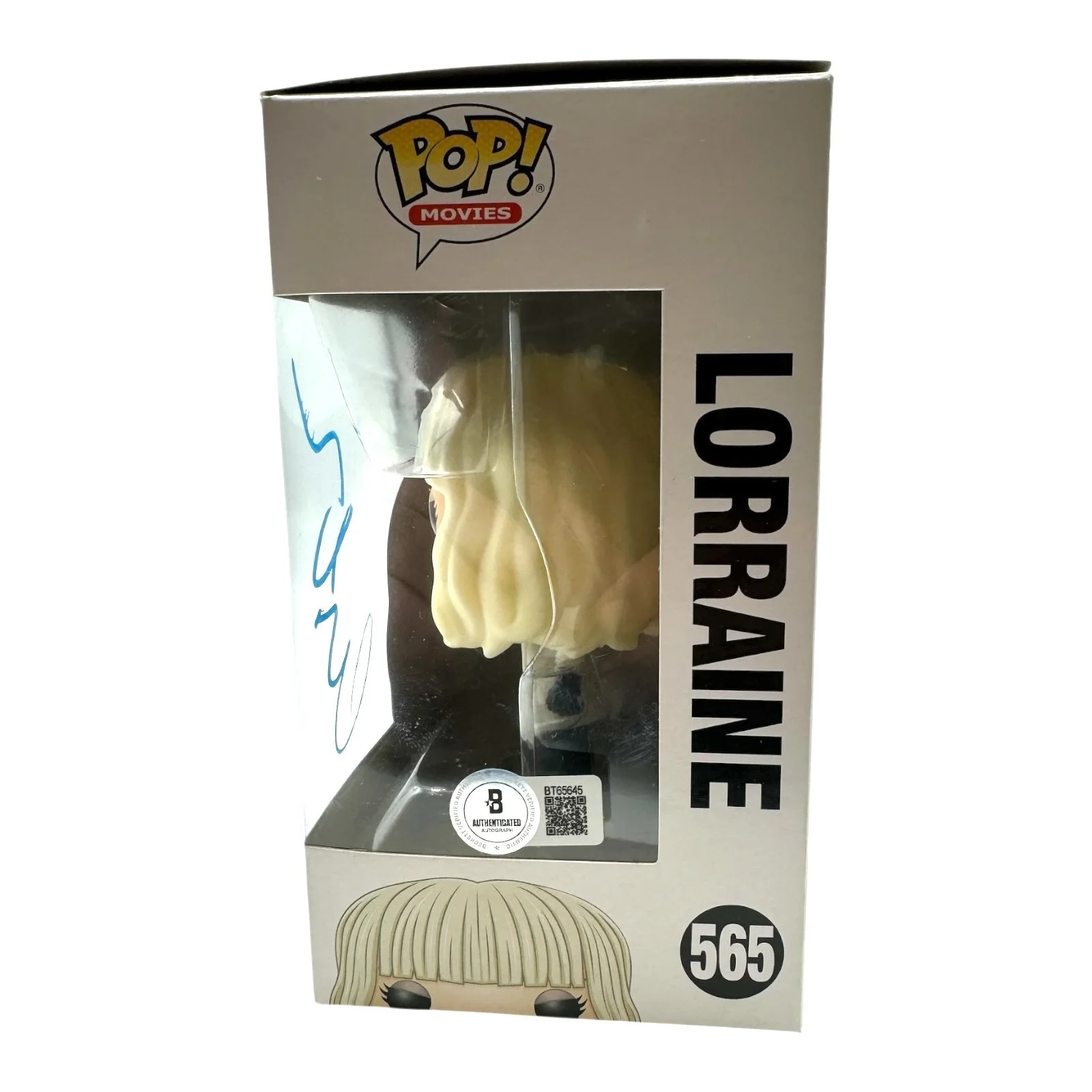 CHARLIZE THERON — CHARLIZE THERON SIGNED AUTOGRAPH FUNKO POP 565 ATOMIC BOLNDE BECKETT BAS, изображение 2