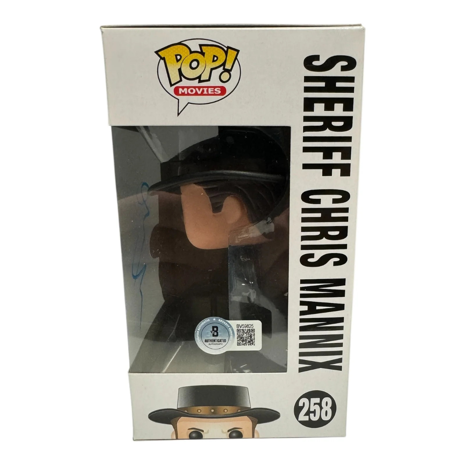 QUENTIN TARANTINO — Quentin Tarantino Signed Autograph The Hateful Eight Funko Pop 258 Beckett BAS, изображение 2