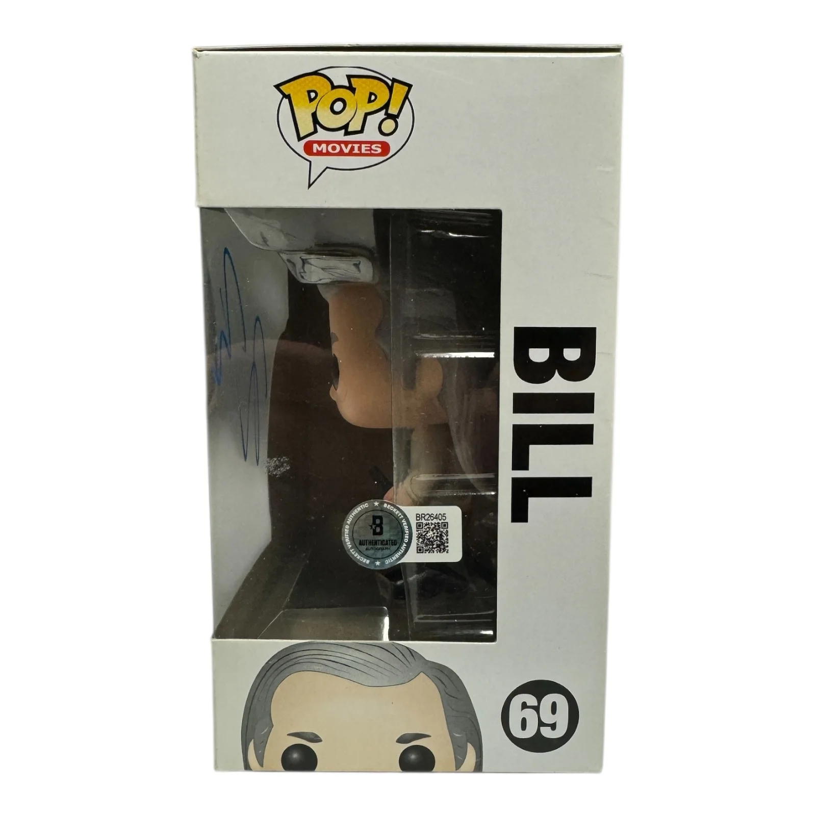 QUENTIN TARANTINO — Quentin Tarantino Signed Autograph Kill Bill Funko Pop 69 Beckett, изображение 2