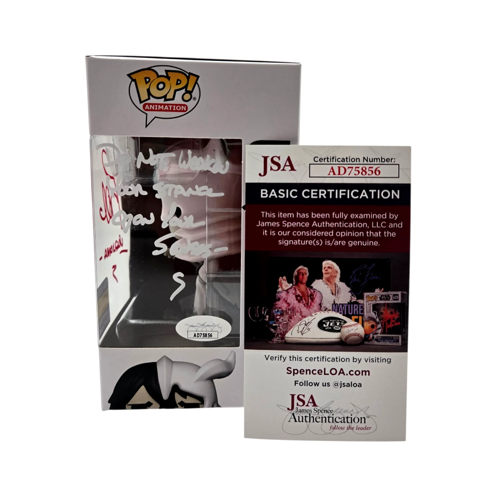Tony Oliver — Ulquiorra Signed Funko Pop Tony Oliver Bleach Autograph #1182 Anime JSA COA 856, изображение 3