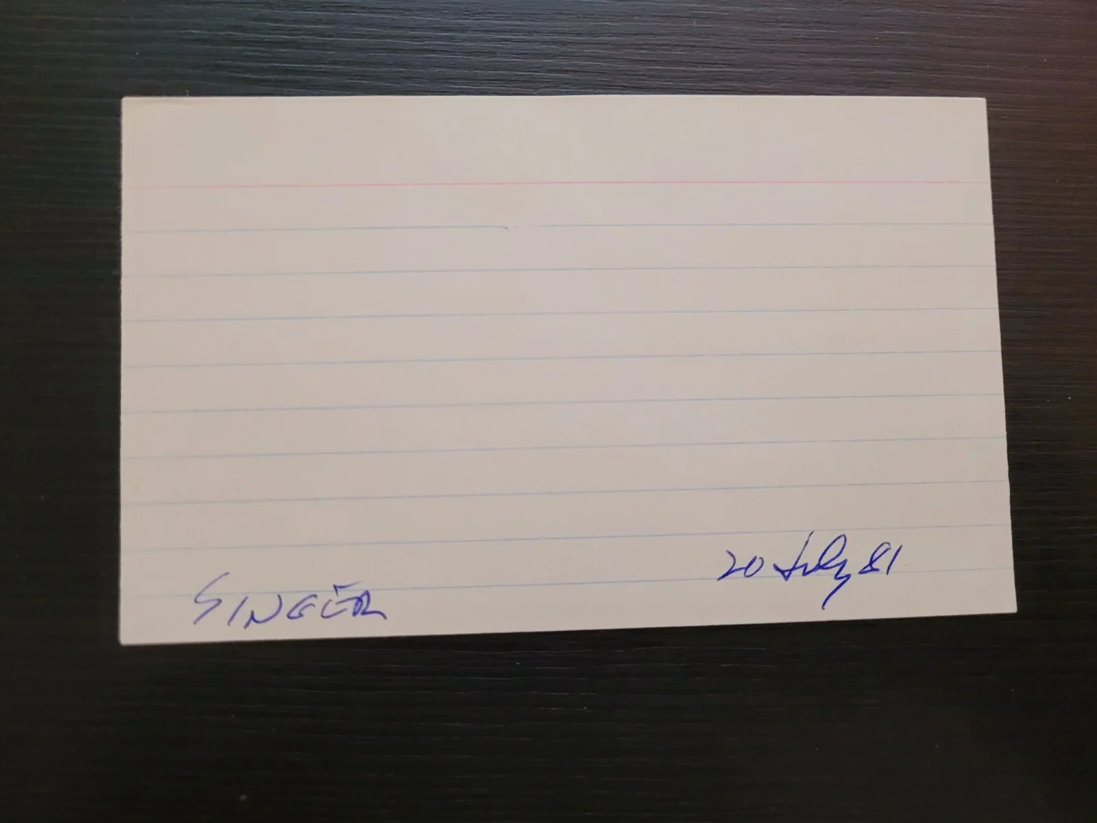 SMOKEY ROBINSON Signed Autograph 3x5 Index Card GRAMMY AWARD WINNER THE MIRACLES, изображение 2