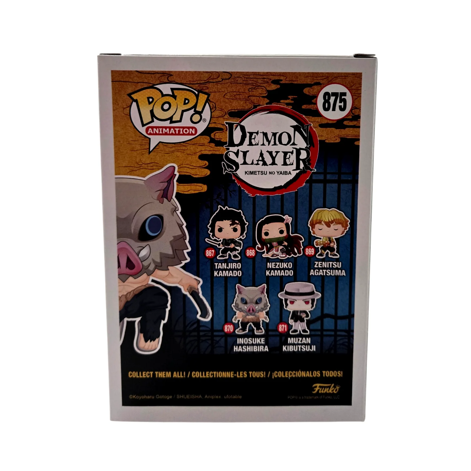 Bryce Papenbrook — Inosuke Signed Funko Demon Slayer Bryce Papenbrook Autograph #875 JSA COA 8, image 3