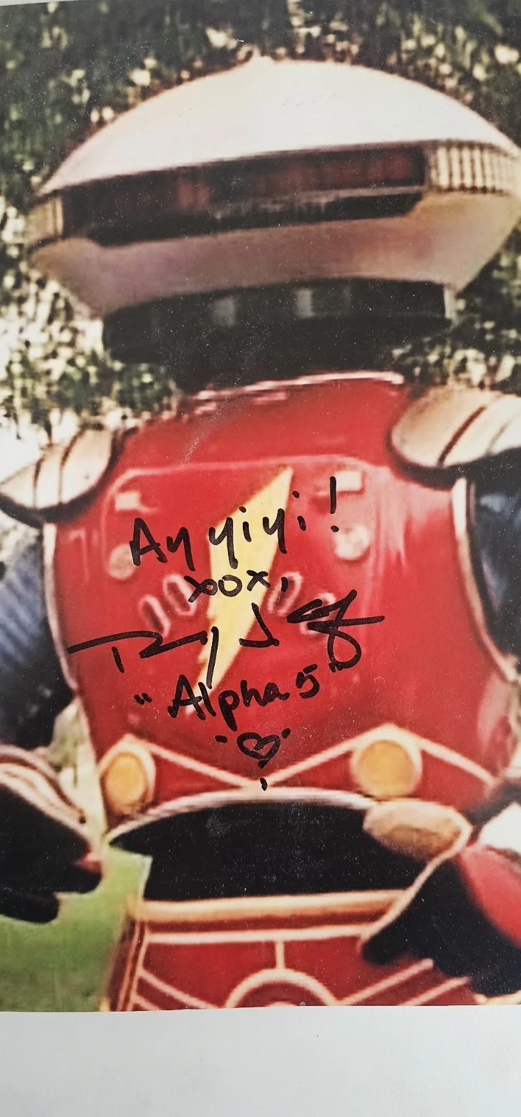 SANDI SELLNER — ZOBIE POWER RANGERS ALPHA 5 Romy Sharf AUTOGRAPH AUTHENTIC, image 2