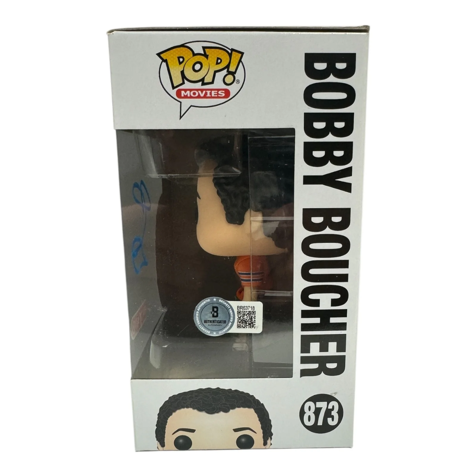 ADAM SANDLER — ADAM SANDLER SIGNED AUTOGRAPH FUNKO POP THE WATERBOY 873 BECKETT BOBBY BOUCHER, изображение 2