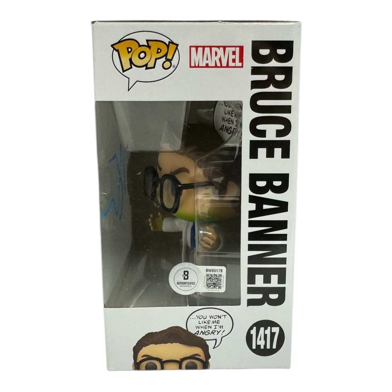 Mark Ruffalo — Mark Ruffalo Signed Autograph Avengers Funko Pop 1417 Beckett Bruce Banner Hulk, изображение 2