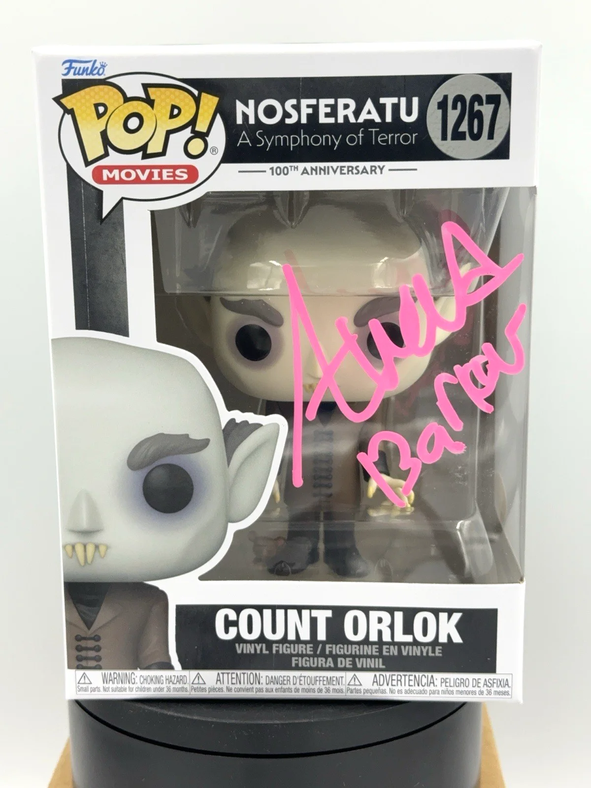 Alexander Ward — Alexander Ward Signed Funko Pop Count Orlok #1267 COA JSA NEW NM/ MINT Nosferatu