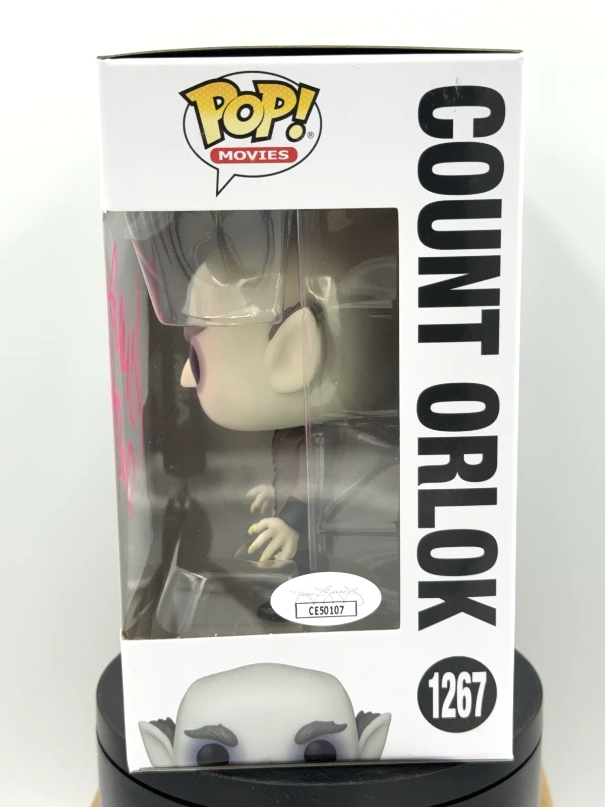 Alexander Ward — Alexander Ward Signed Funko Pop Count Orlok #1267 COA JSA NEW NM/ MINT Nosferatu, изображение 3
