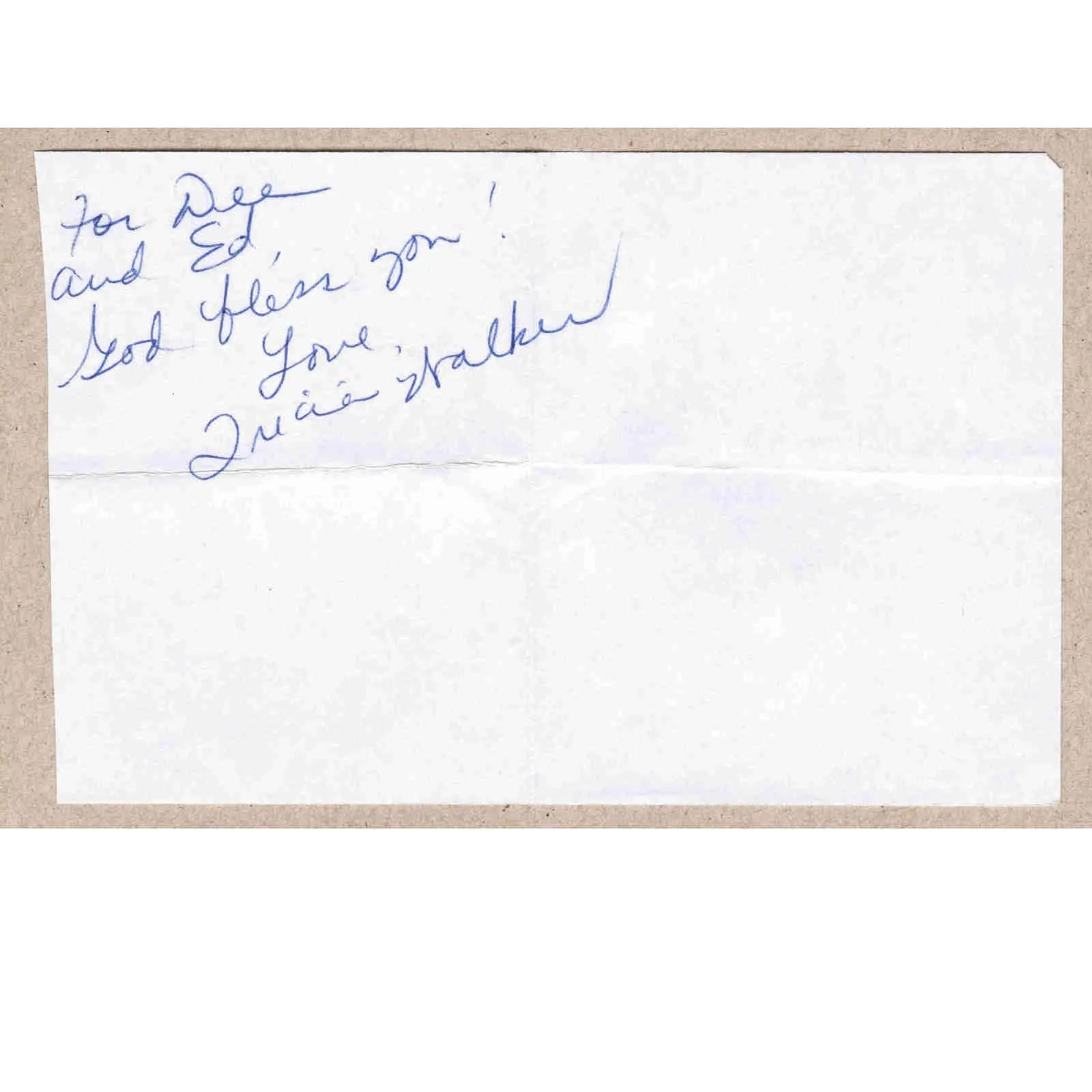 1987 Connie Smith Signed Autograph w/Fan Taken 3.5 x 3.5 OOAK Photo VTG, изображение 3