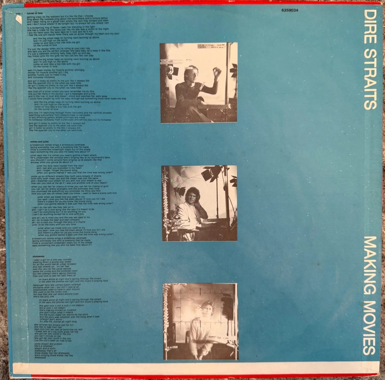 Dire Straits : signed x5 Making Moves autographed Lp vinyl - Mark Knopfler, image 3