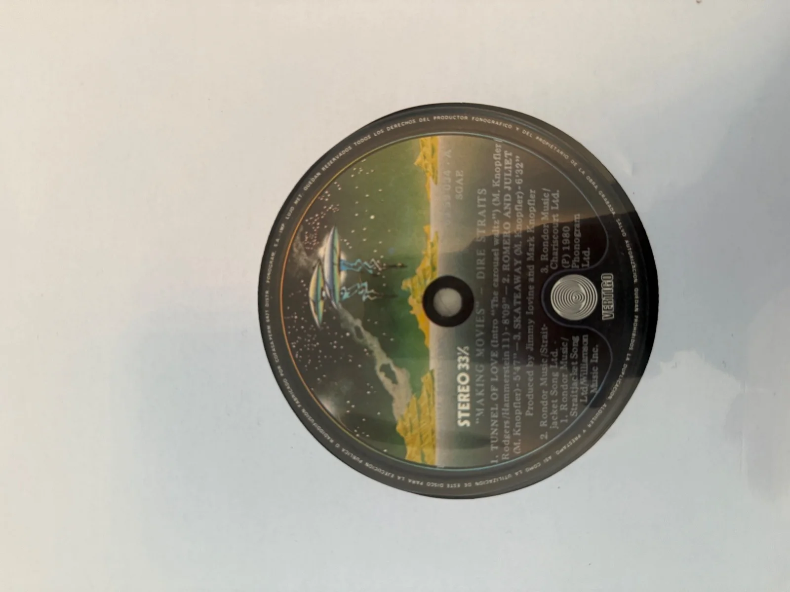 Dire Straits : signed x5 Making Moves autographed Lp vinyl - Mark Knopfler, image 4