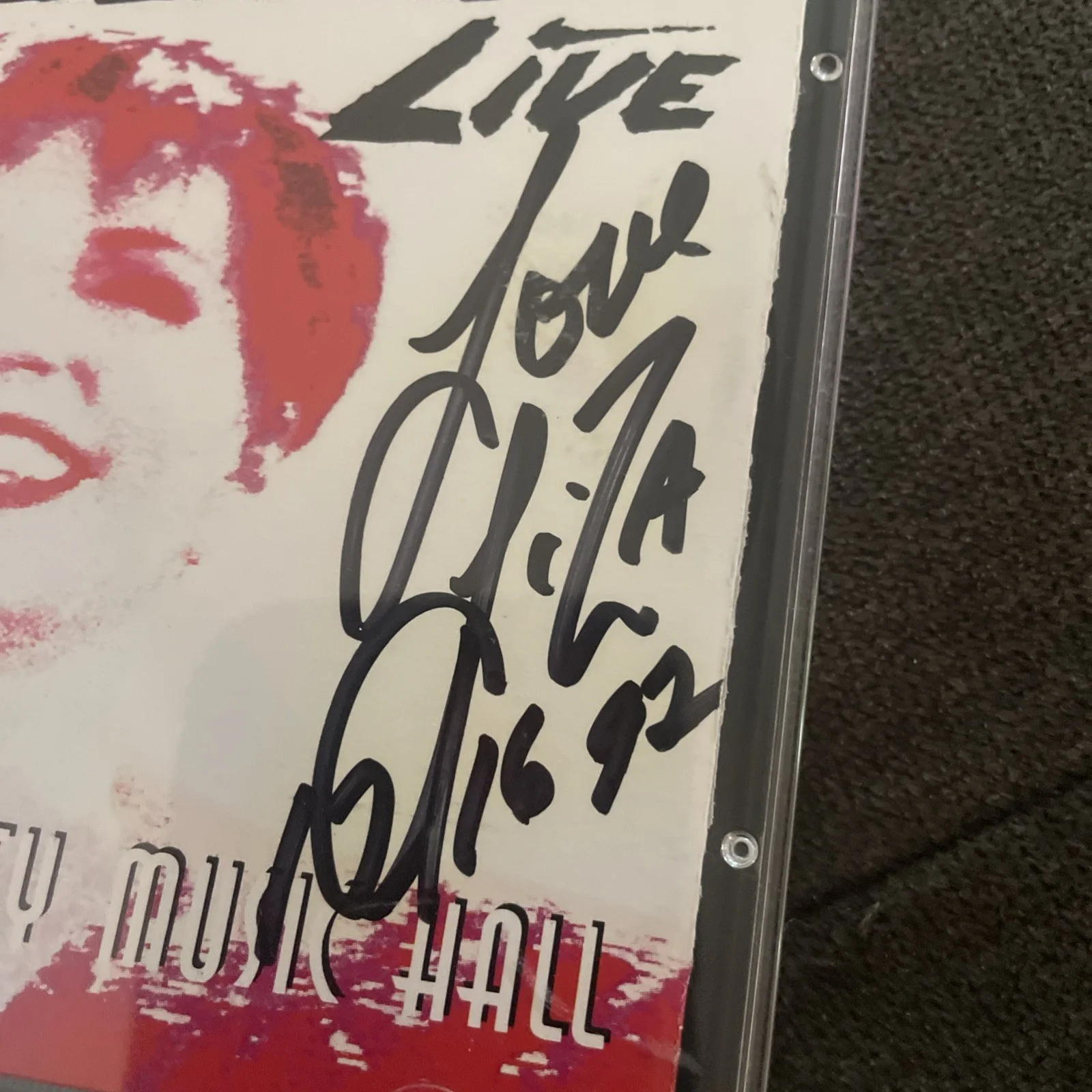 Liza Minnelli-LIVE From Radio City Music Hall-Signed Autograph CD-Not Personaliz, изображение 2