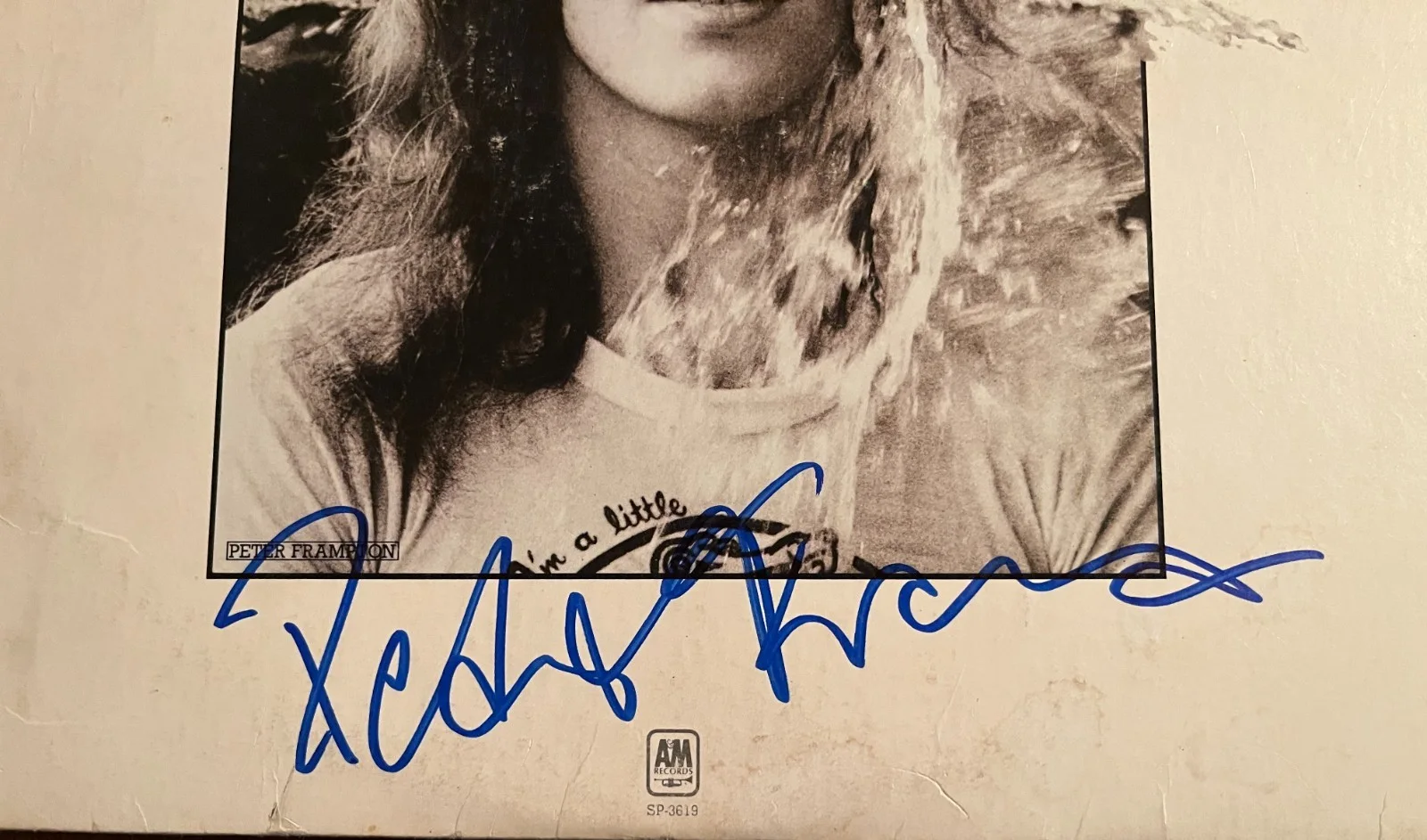 PETER FRAMPTON Signed SOMETHING'S HAPPENING LP, изображение 2