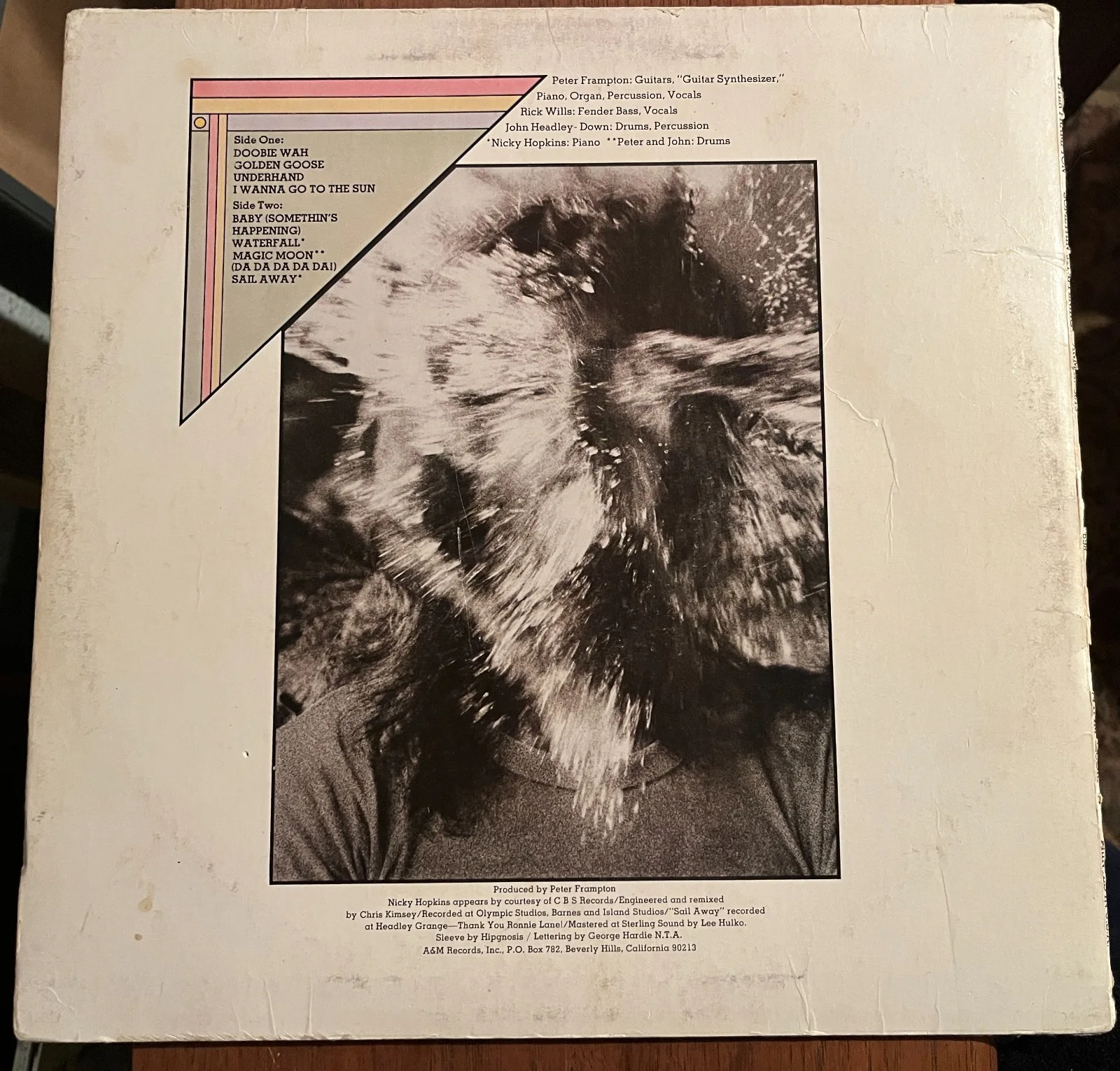PETER FRAMPTON Signed SOMETHING'S HAPPENING LP, изображение 3