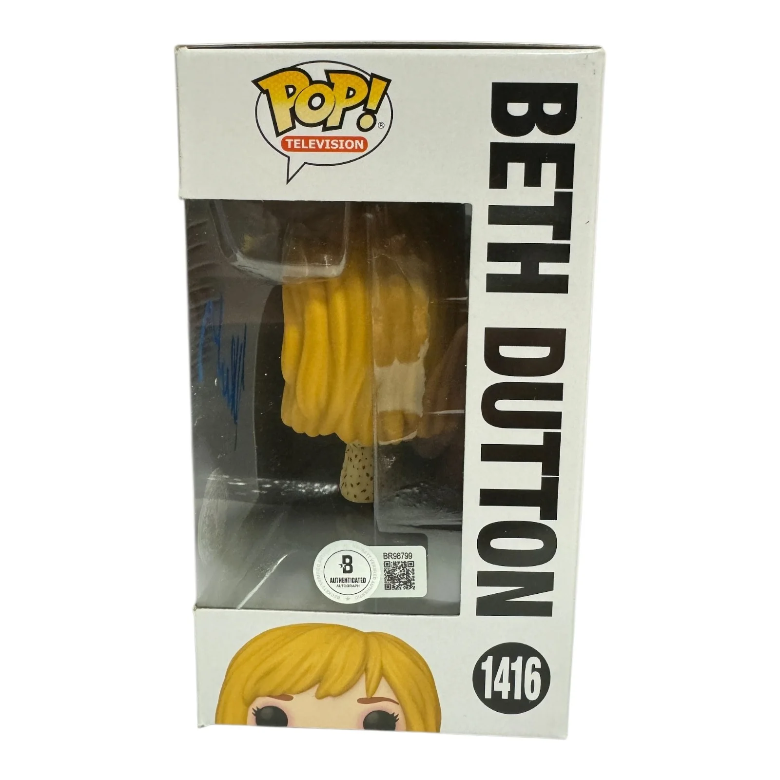 KELLY REILLY — KELLY REILLY SIGNED AUTOGRAPH YELLOWSTONE FUNKO POP 1416 BECKETT BAS BETH DUTTON, изображение 2