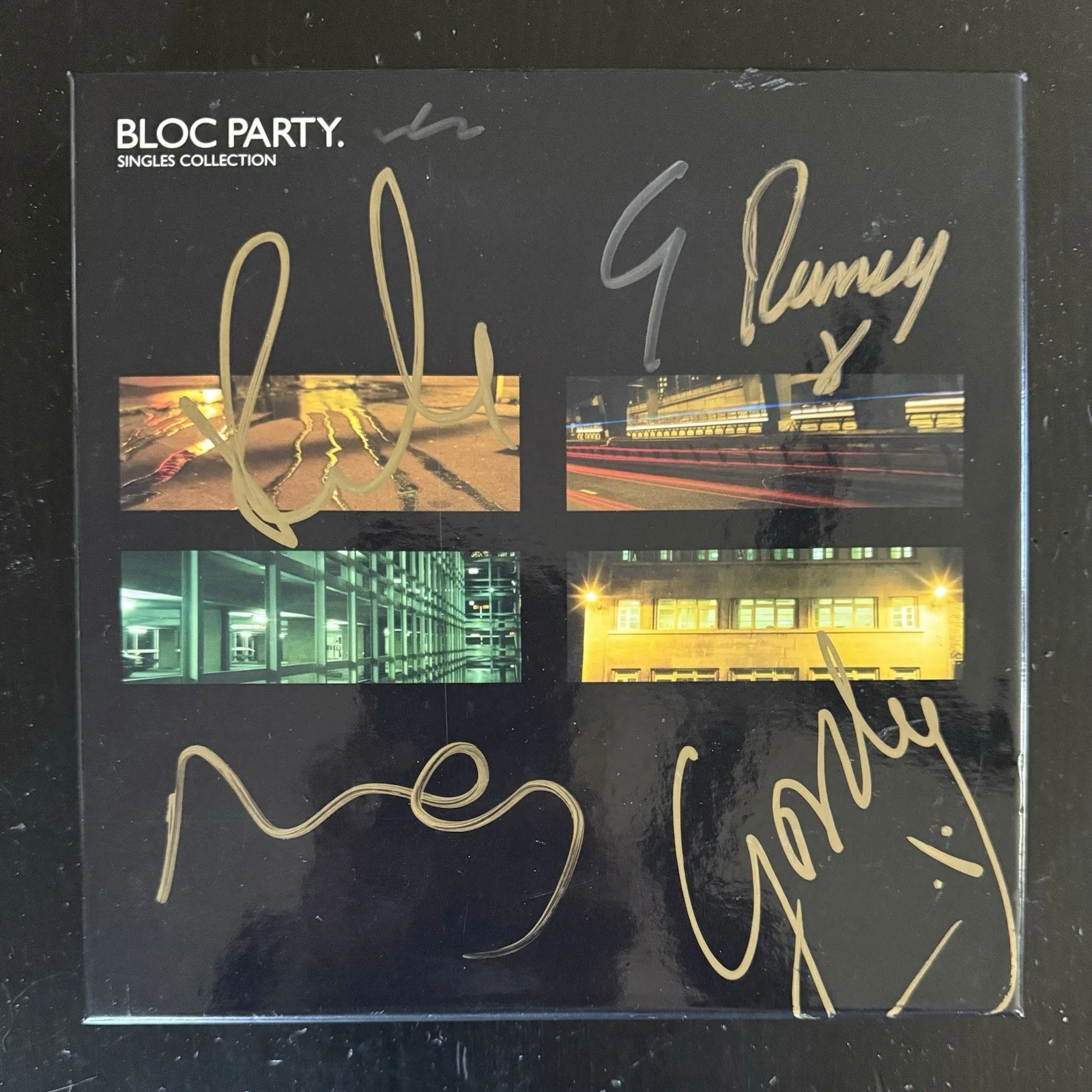 [SIGNED by FULL BAND] BLOC PARTY - ‘SINGLES COLLECTION’ 7” COLORED VINYL BOX SET, image 2