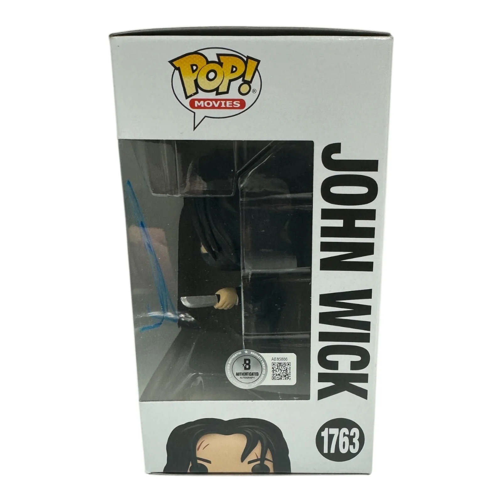 KEANU REEVES — KEANU REEVES SIGNED AUTOGRAPH JOHN WICK FUNKO POP 1763 BECKETT BAS, изображение 2