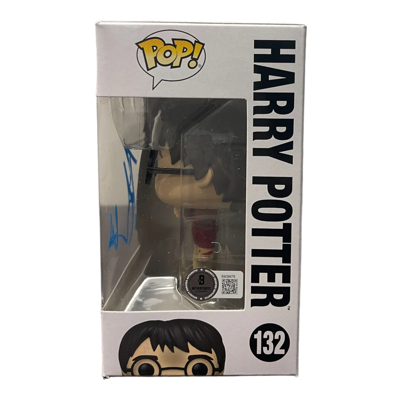 DANIEL RADCLIFFE — DANIEL RADCLIFFE SIGNED AUTOGRAPH FUNKO POP 132 HARRY POTTER BECKETT BAS COA, изображение 2