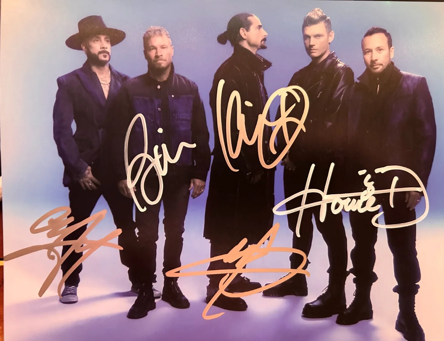 BACKSTREET BOYS Singed 8x10" Authentic ORIGINAL Autograph w/COA, image 3