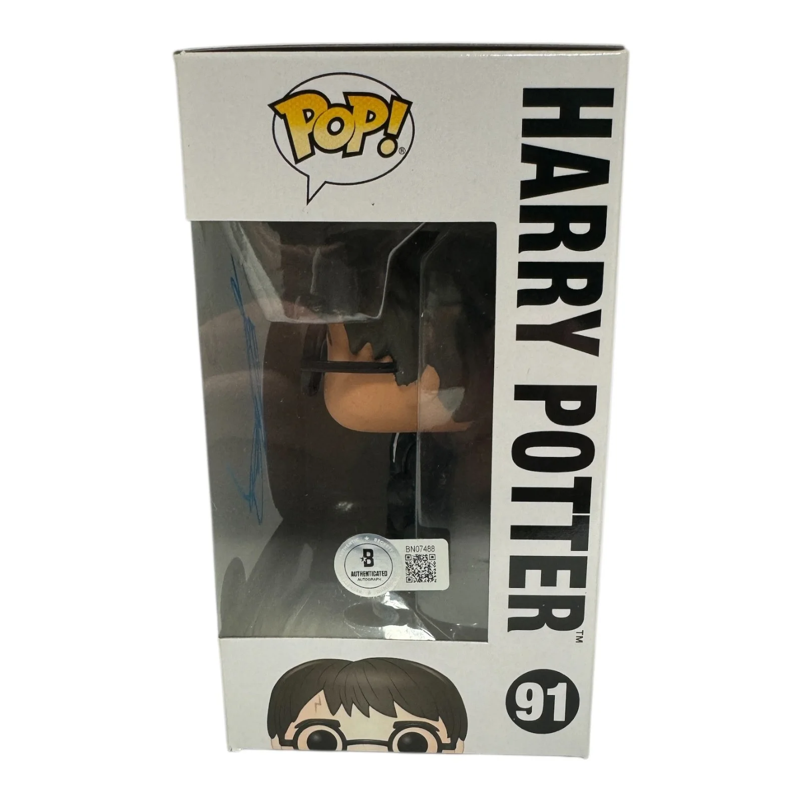 DANIEL RADCLIFFE — DANIEL RADCLIFFE SIGNED AUTOGRAPH FUNKO POP 91 HARRY POTTER BECKETT BAS COA, изображение 2