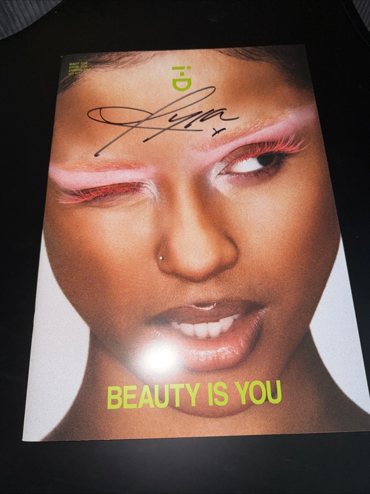 I-D Tyla On The Cover Signed Copy Beauty Zine Spring 2026, изображение 2