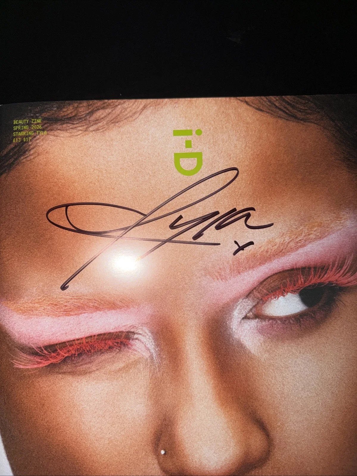 I-D Tyla On The Cover Signed Copy Beauty Zine Spring 2026, изображение 3